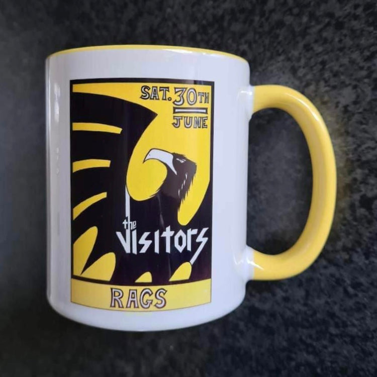 Coffee Cup - Visitors - Rags Gig Poster Design