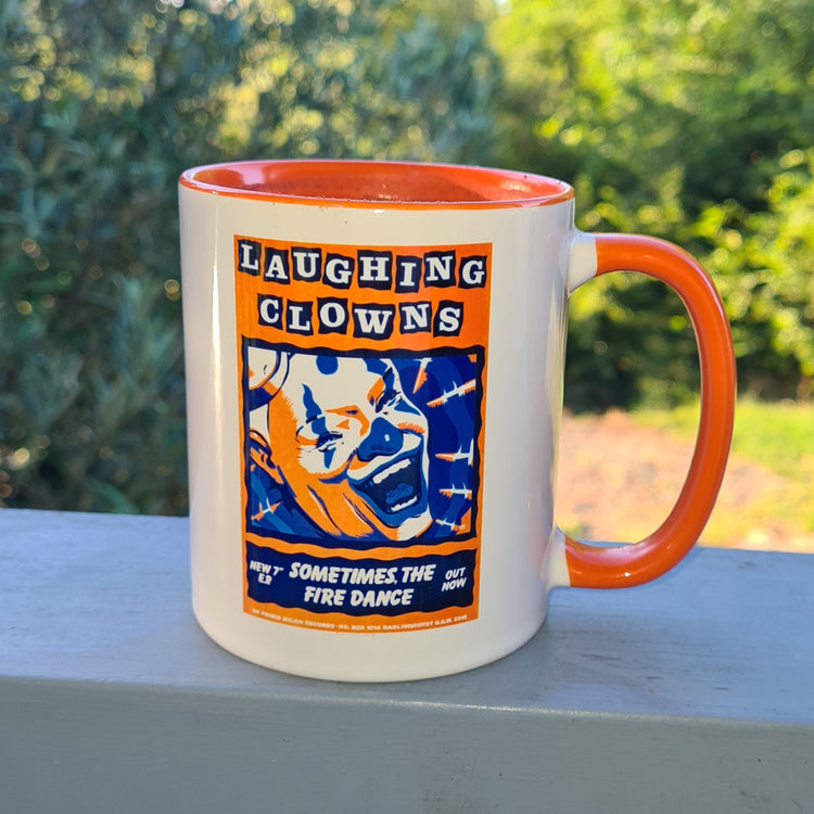 Coffee Cup - Laughing Clowns "Sometimes, The Fire Dance" EP Launch Poster