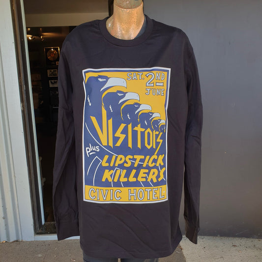 Black Visitors/Lipstick Killers T-Shirt