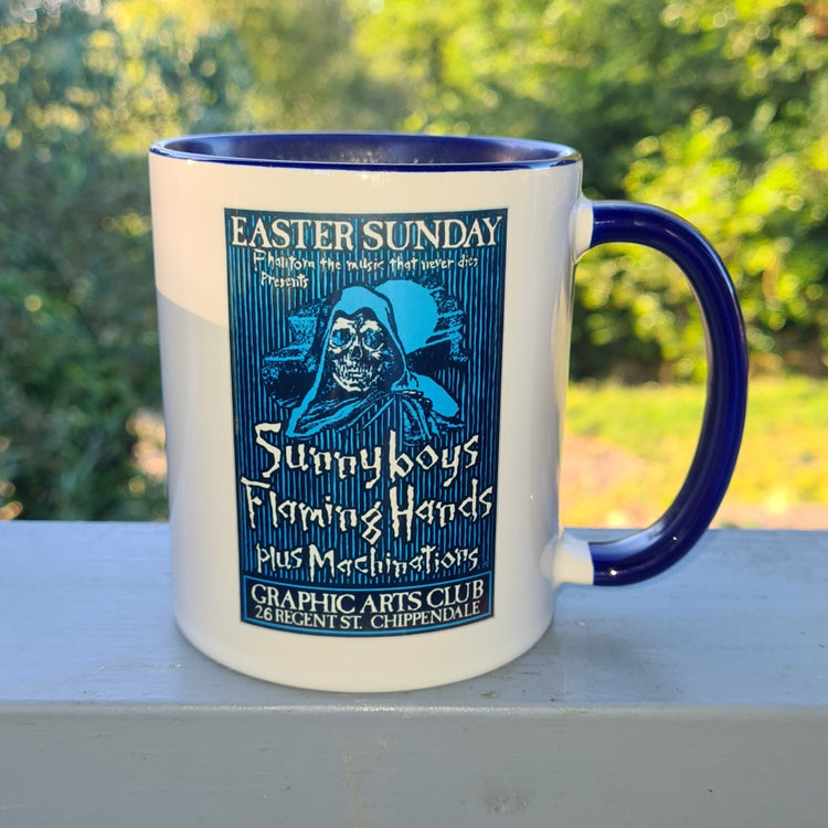 Coffee Cup - Easter Sunday Phantom Records "Graphic Arts Club" Gig Poster