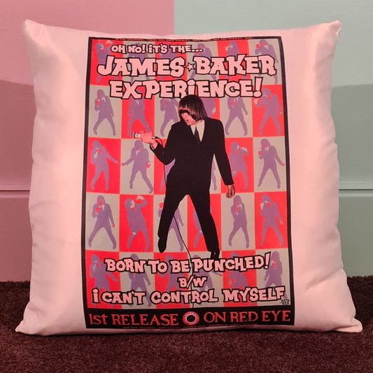 Cushion - James Baker "Born To Be Punched" Launch Poster