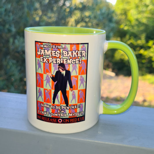 Coffee Cup - James Baker "Born To Be Punched" Launch Poster